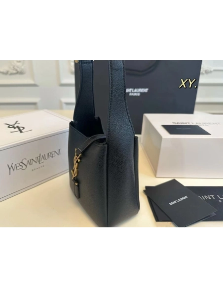 Saint Laurent LE 5 A 7 Supple Baby In Grained Leather,YSL,BAGS