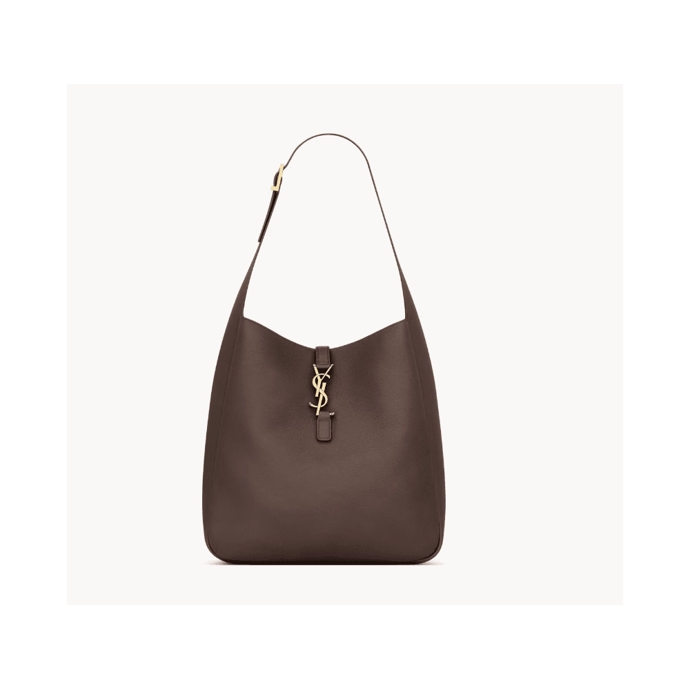 Saint Laurent LE 5 A 7 Supple Large In Grained Leather ARABICA,YSL,BAGS