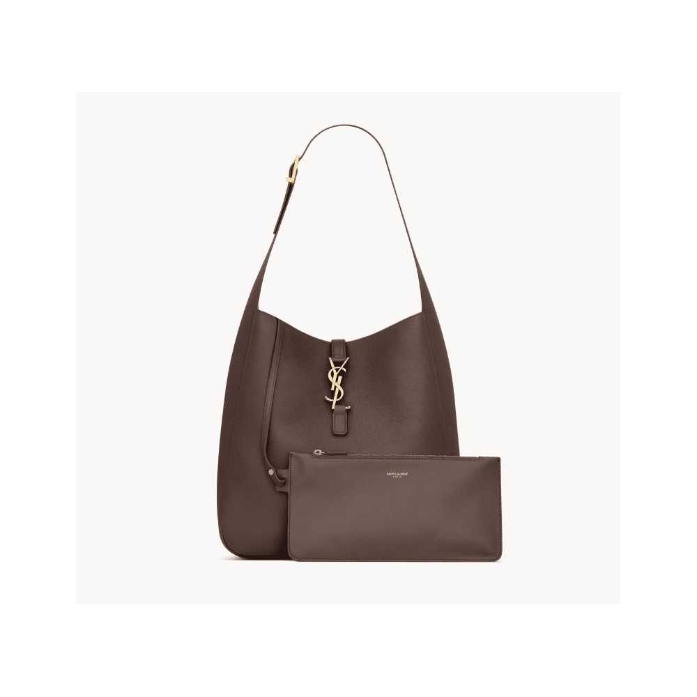 Saint Laurent LE 5 A 7 Supple Large In Grained Leather ARABICA,YSL,BAGS