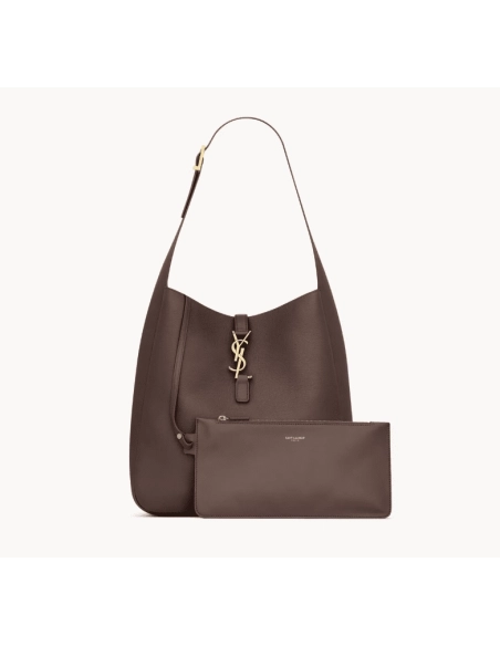 Saint Laurent LE 5 A 7 Supple Large In Grained Leather ARABICA,YSL,BAGS