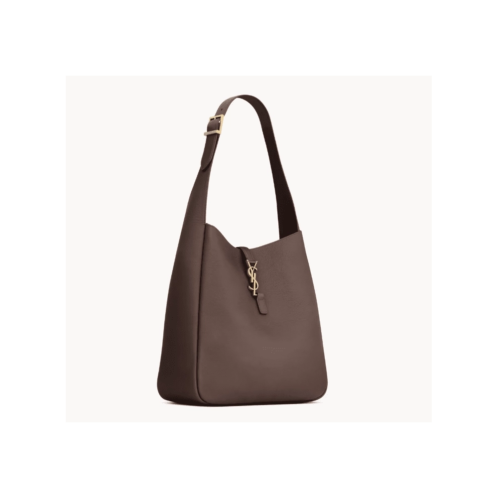 Saint Laurent LE 5 A 7 Supple Large In Grained Leather ARABICA,YSL,BAGS