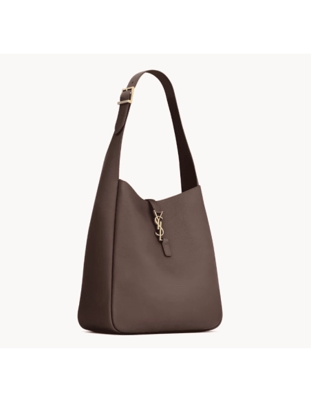 Saint Laurent LE 5 A 7 Supple Large In Grained Leather ARABICA,YSL,BAGS