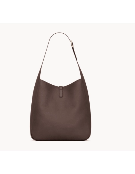 Saint Laurent LE 5 A 7 Supple Large In Grained Leather ARABICA,YSL,BAGS