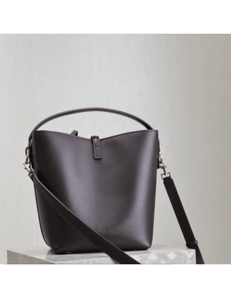 Saint Laurent LE 5 A 7 Supple Large In Grained Leather ARABICA,YSL,BAGS