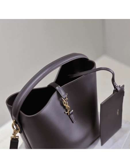 Saint Laurent LE 5 A 7 Supple Large In Grained Leather ARABICA,YSL,BAGS