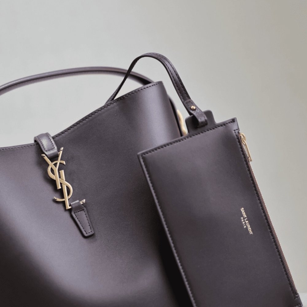 Saint Laurent LE 5 A 7 Supple Large In Grained Leather ARABICA,YSL,BAGS