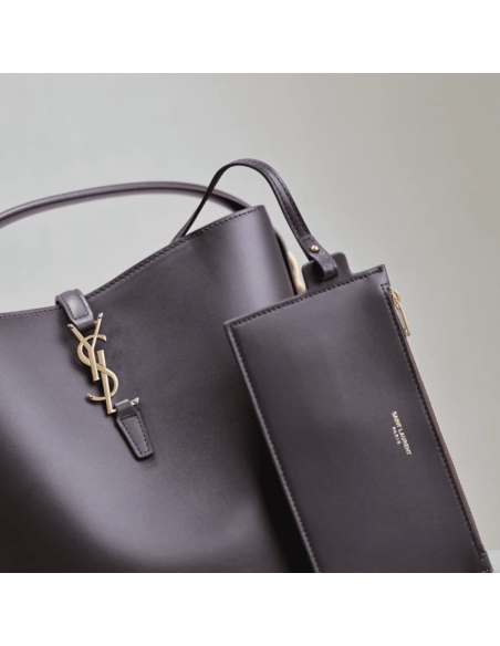 Saint Laurent LE 5 A 7 Supple Large In Grained Leather ARABICA,YSL,BAGS