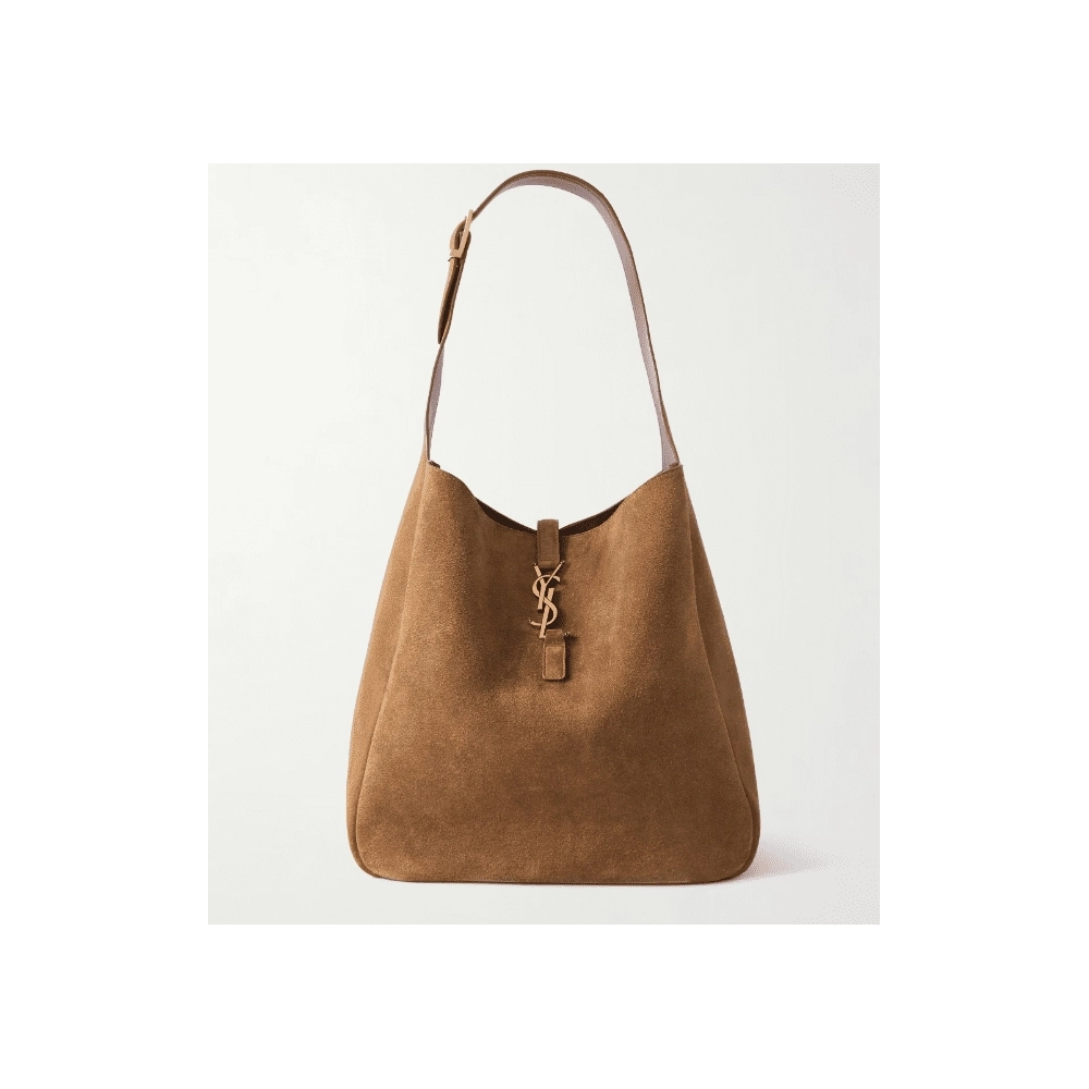 SAINT LAURENT Le 5 A 7 Supple Large Suede Shoulder Bag,YSL,BAGS