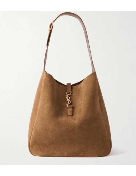 SAINT LAURENT Le 5 A 7 Supple Large Suede Shoulder Bag,YSL,BAGS
