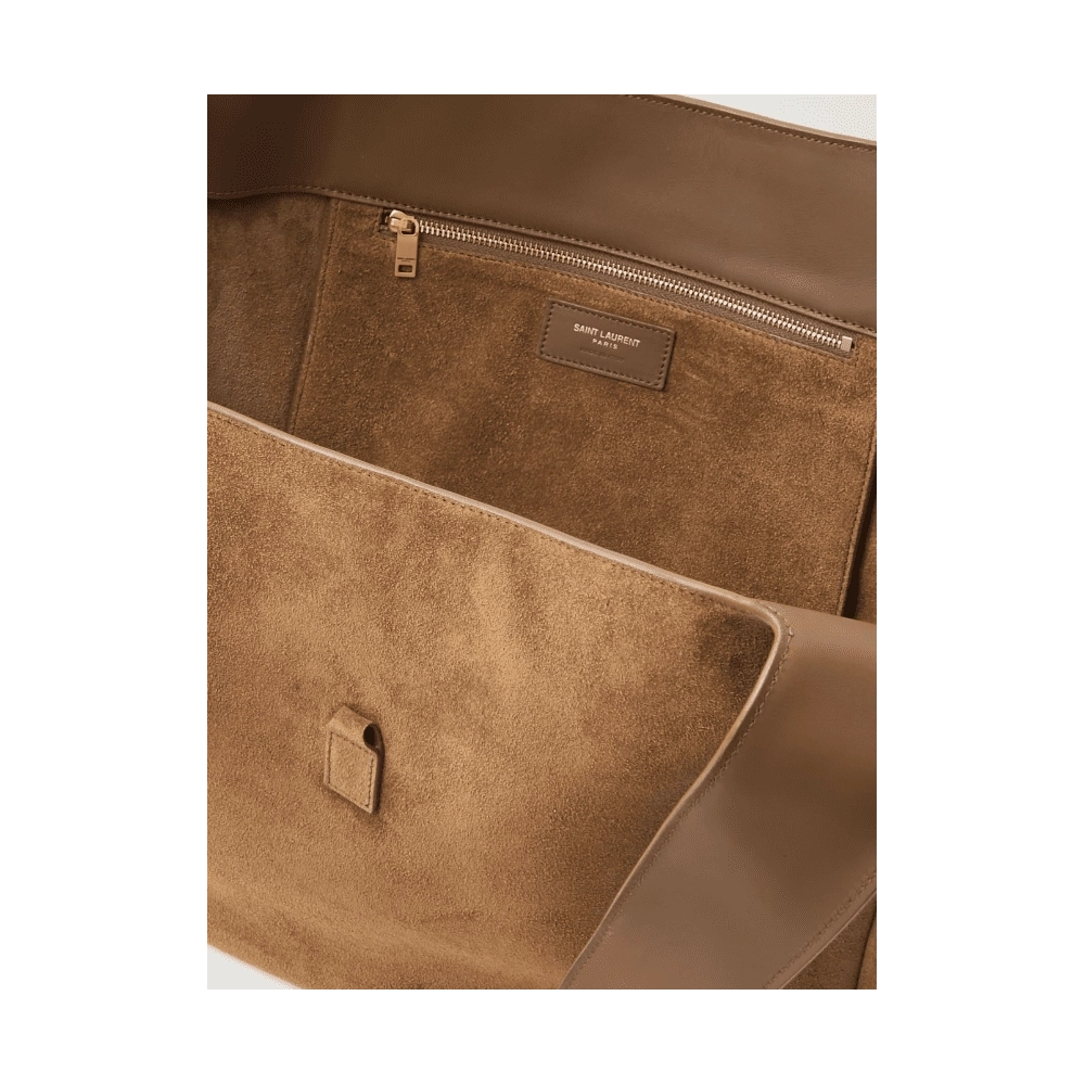 SAINT LAURENT Le 5 A 7 Supple Large Suede Shoulder Bag,YSL,BAGS