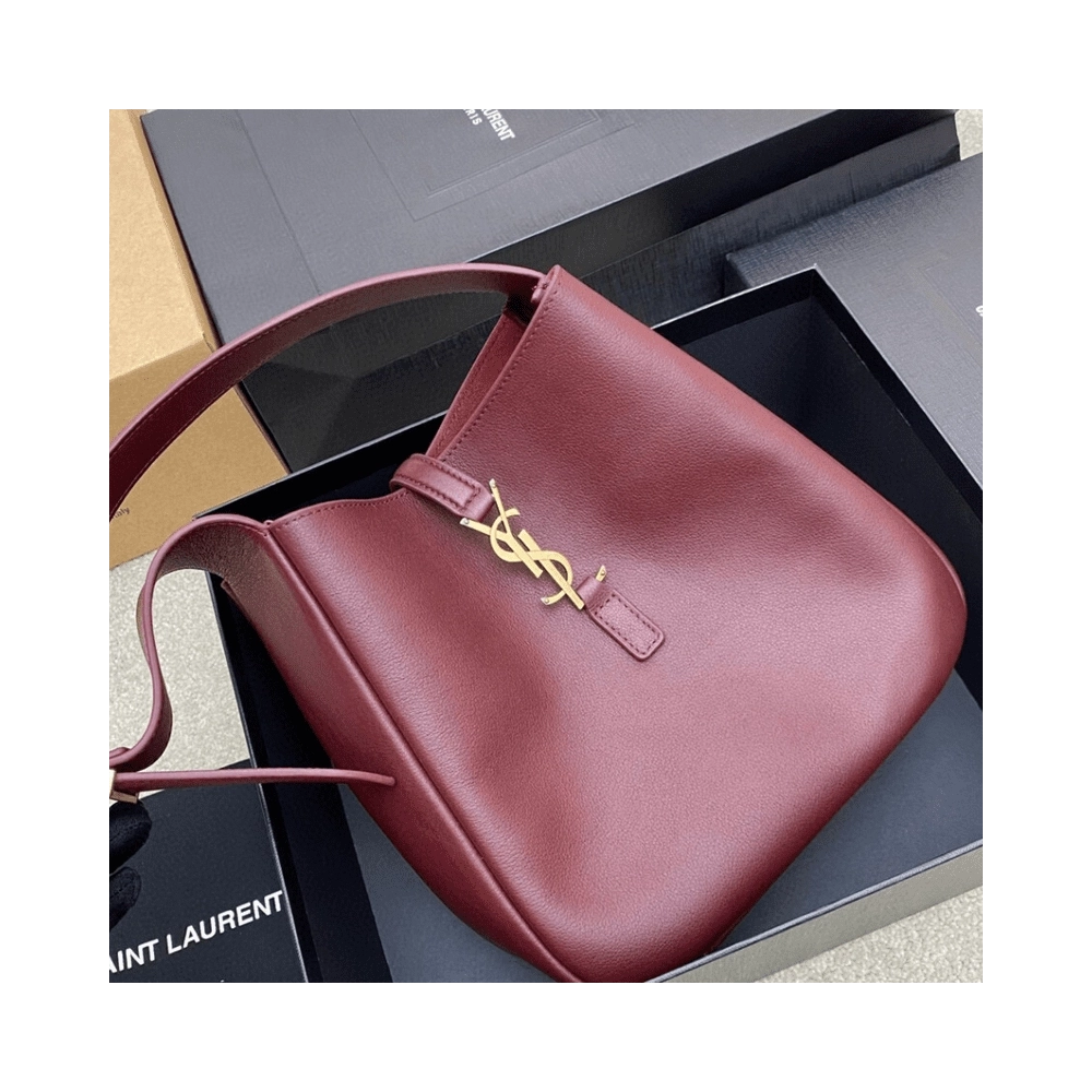 Saint Laurent LE 5 A 7 Supple Small IN GRAINED LEATHER,YSL,BAGS