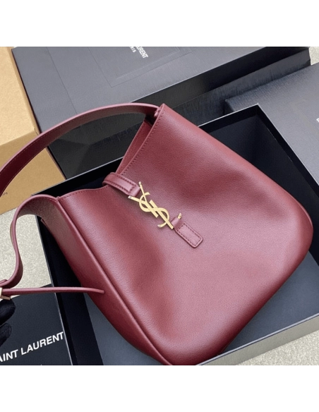 Saint Laurent LE 5 A 7 Supple Small IN GRAINED LEATHER,YSL,BAGS