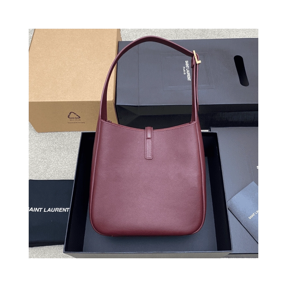 Saint Laurent LE 5 A 7 Supple Small IN GRAINED LEATHER,YSL,BAGS