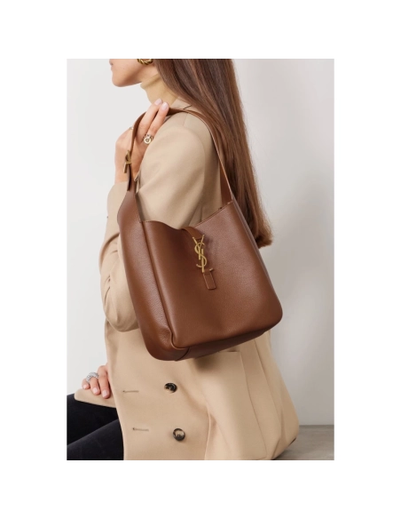 Saint Laurent LE 5 A 7 SUPPLE SMALL IN GRAINED LEATHER,YSL,BAGS