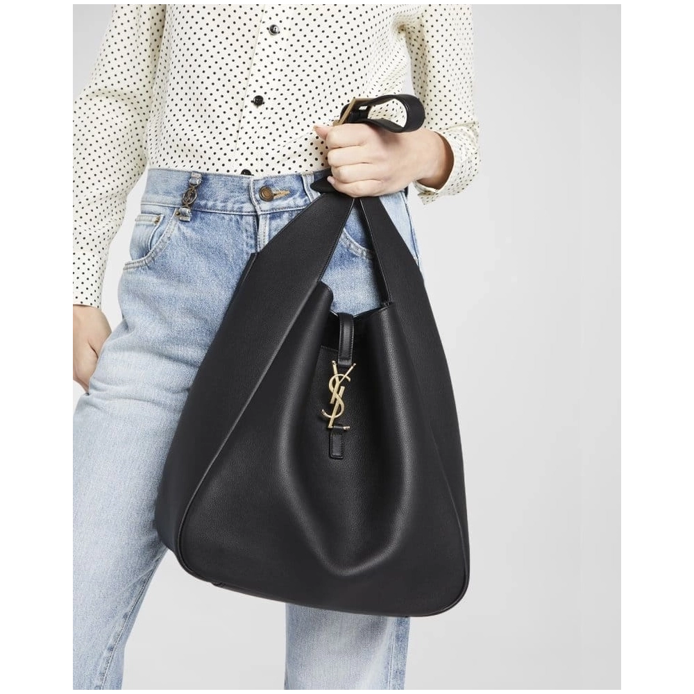 Saint Laurent LE 5 A 7 SUPPLE SMALL IN GRAINED LEATHER,YSL,BAGS