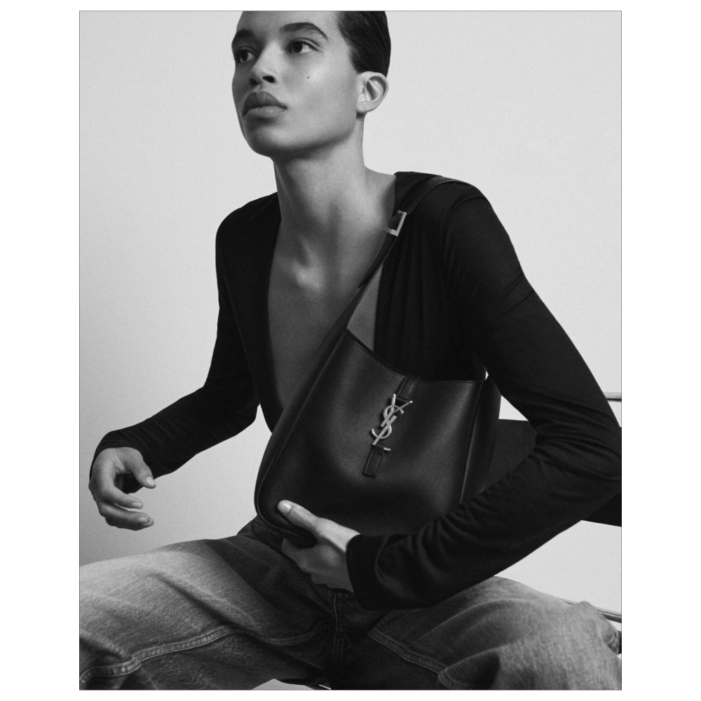 Saint Laurent LE 5 A 7 SUPPLE SMALL IN GRAINED LEATHER,YSL,BAGS