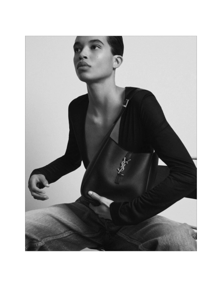 Saint Laurent LE 5 A 7 SUPPLE SMALL IN GRAINED LEATHER,YSL,BAGS