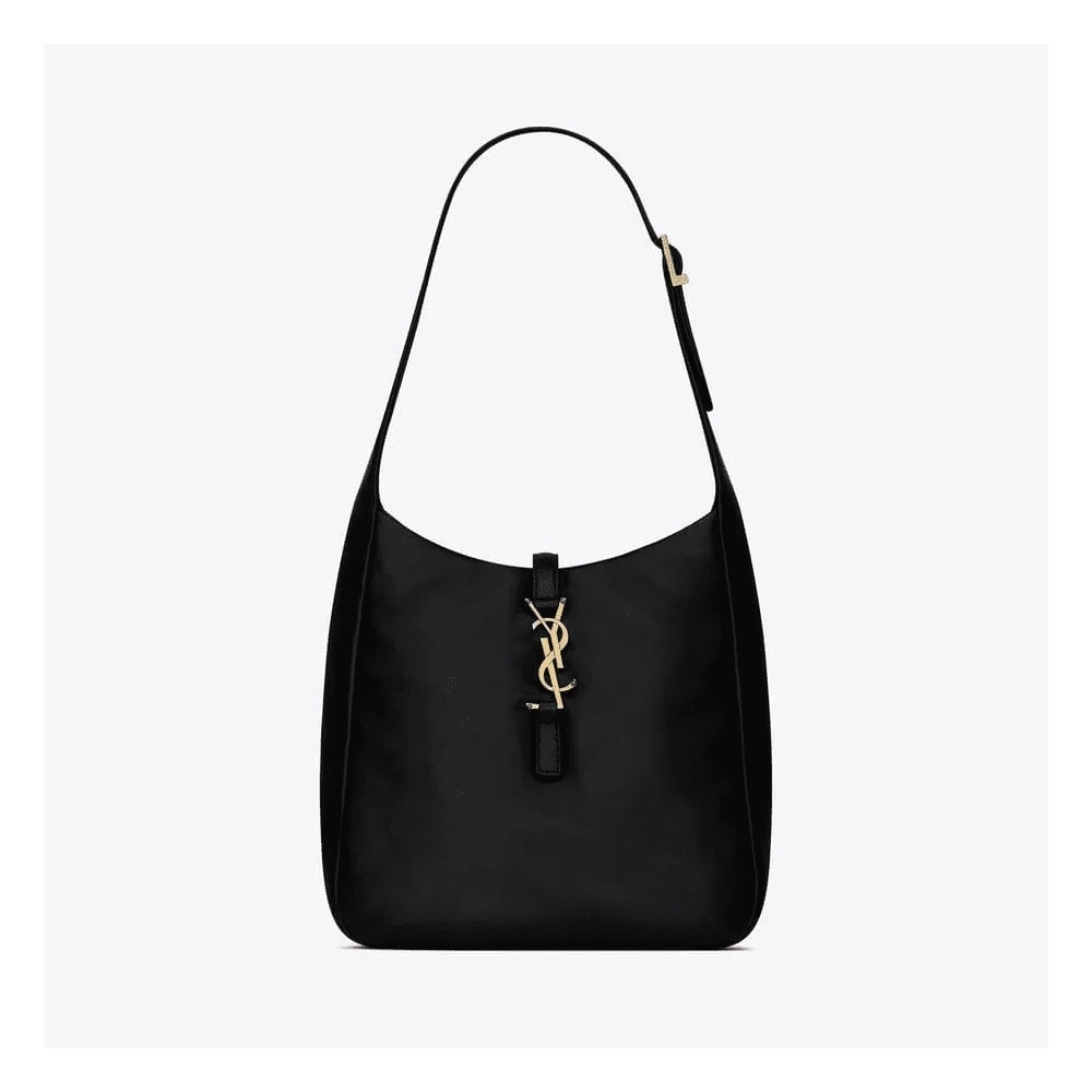 SAINT LAURENT LE 5 A 7 SUPPLE SMALL IN PADDED LAMBSKIN,YSL,BAGS