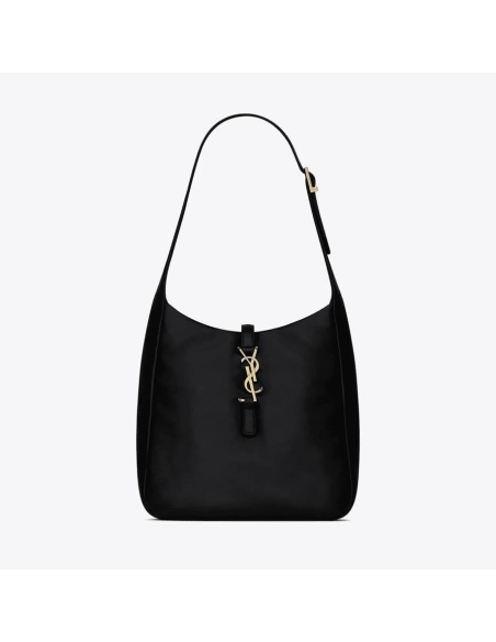 SAINT LAURENT LE 5 A 7 SUPPLE SMALL IN PADDED LAMBSKIN,YSL,BAGS