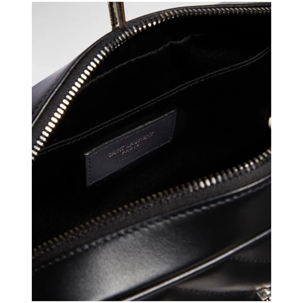 Saint Laurent Lou Medium YSL Monogram Calfskin Camera Crossbody Bag Aged Silver Hardware,YSL,BAGS