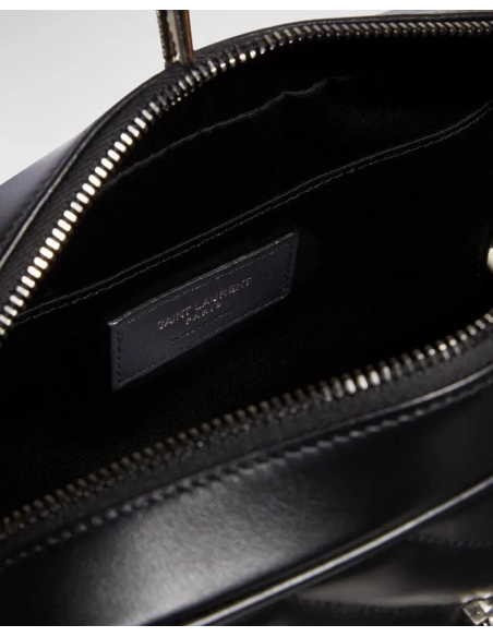 Saint Laurent Lou Medium YSL Monogram Calfskin Camera Crossbody Bag Aged Silver Hardware,YSL,BAGS