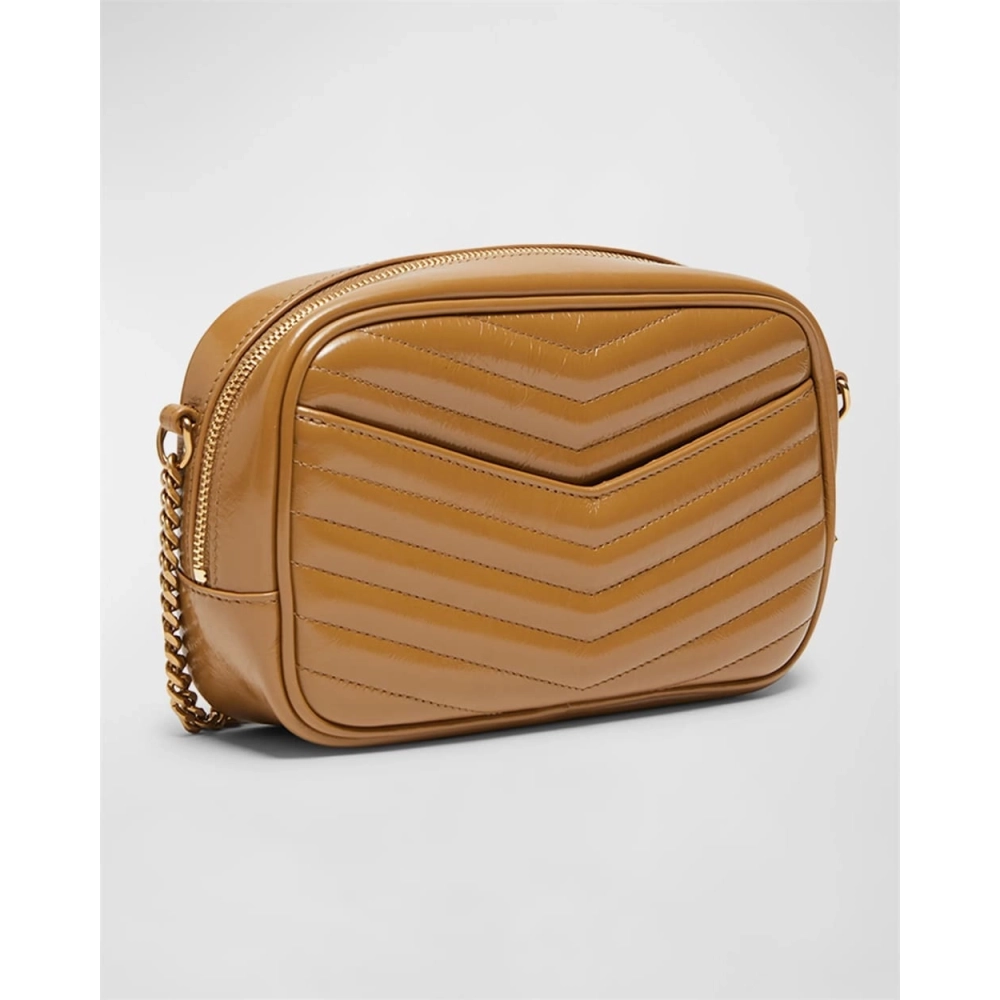 Saint Laurent Lou Mini YSL Camera Bag In Smooth Quilted Leather,YSL,BAGS