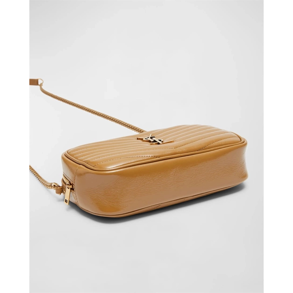 Saint Laurent Lou Mini YSL Camera Bag In Smooth Quilted Leather,YSL,BAGS