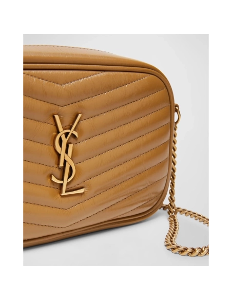 Saint Laurent Lou Mini YSL Camera Bag In Smooth Quilted Leather,YSL,BAGS
