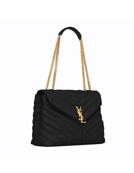 Saint Laurent Loulou Medium In Matelasse Y Leather,YSL,BAGS