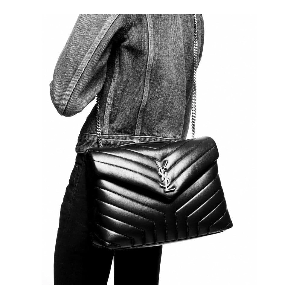 Saint Laurent Loulou Medium In Matelasse Y Leather,YSL,BAGS
