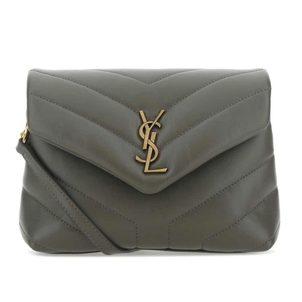 Saint Laurent LouLou Toy Logo Plaque Shoulder Bag,YSL,BAGS