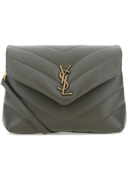 Saint Laurent LouLou Toy Logo Plaque Shoulder Bag,YSL,BAGS