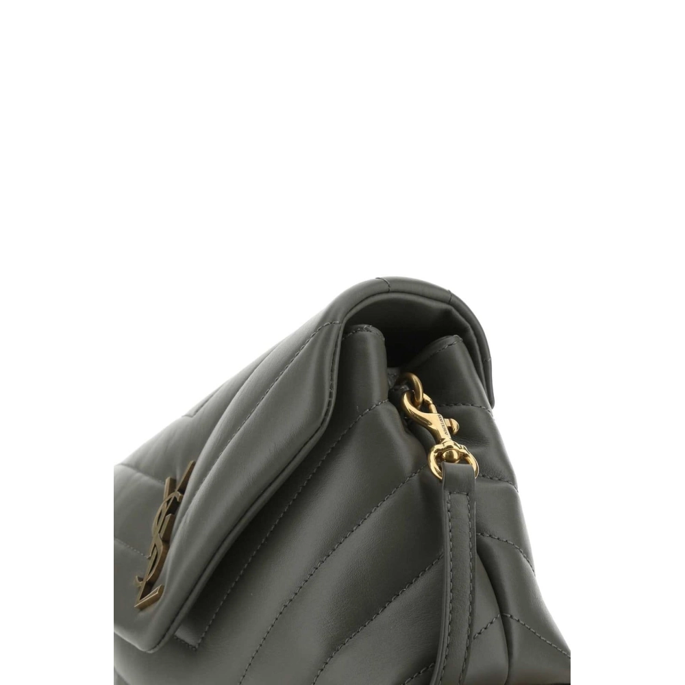 Saint Laurent LouLou Toy Logo Plaque Shoulder Bag,YSL,BAGS