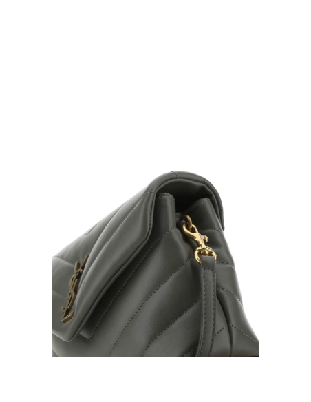 Saint Laurent LouLou Toy Logo Plaque Shoulder Bag,YSL,BAGS