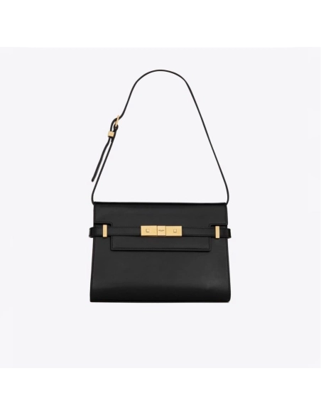 SAINT LAURENT MANHATTAN SMALL SHOULDER BAG IN BOX SAINT LAURENT LEATHER,YSL,BAGS