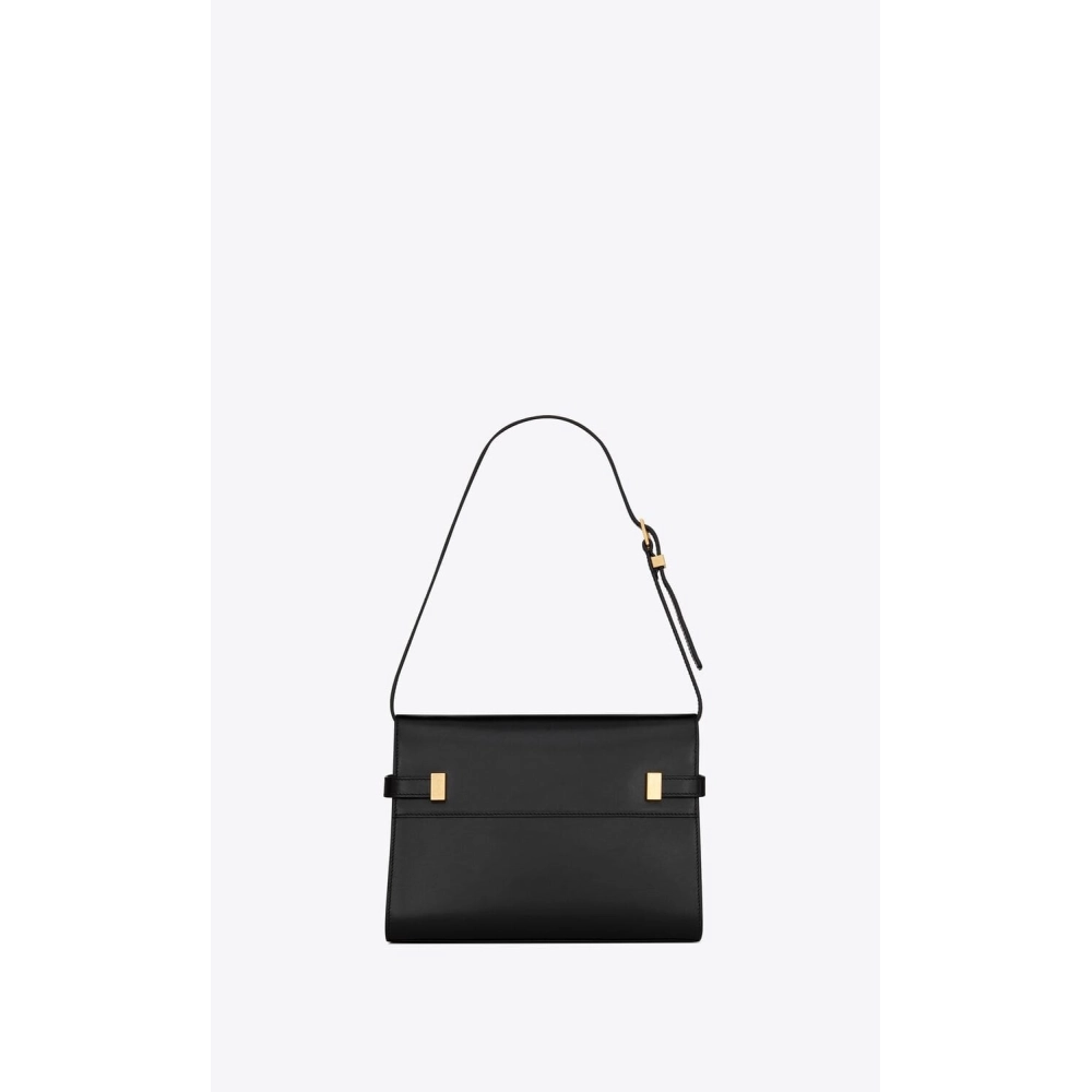 SAINT LAURENT MANHATTAN SMALL SHOULDER BAG IN BOX SAINT LAURENT LEATHER,YSL,BAGS
