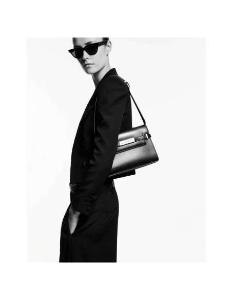 SAINT LAURENT MANHATTAN SMALL SHOULDER BAG IN BOX SAINT LAURENT LEATHER,YSL,BAGS