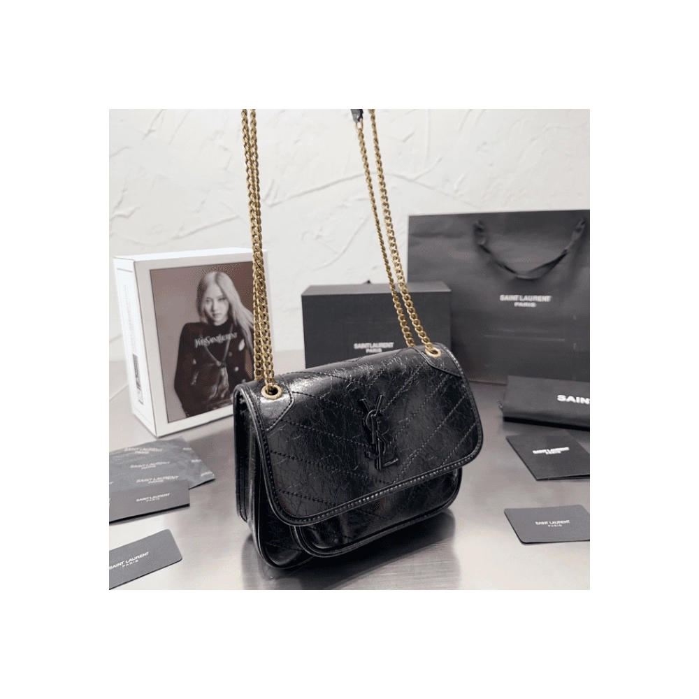 SAINT LAURENT NIKI BABY IN VINTAGE LEATHER,YSL,BAGS