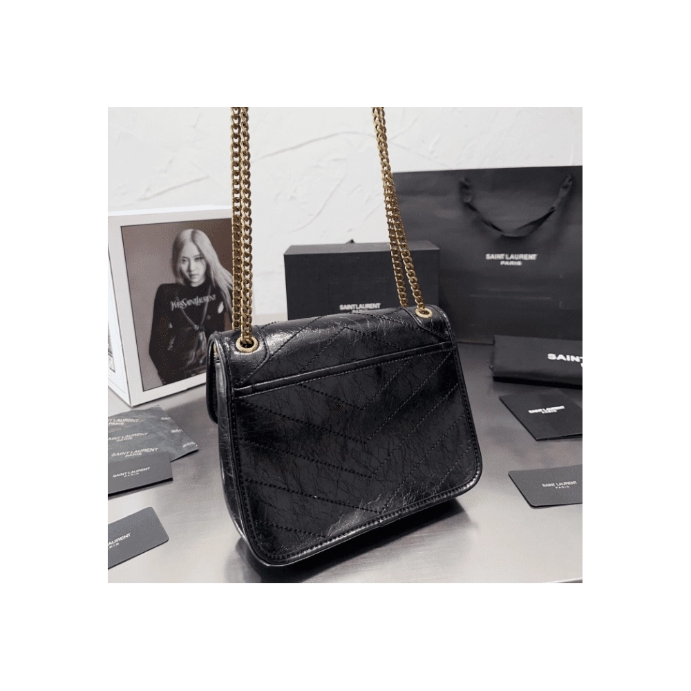 SAINT LAURENT NIKI BABY IN VINTAGE LEATHER,YSL,BAGS