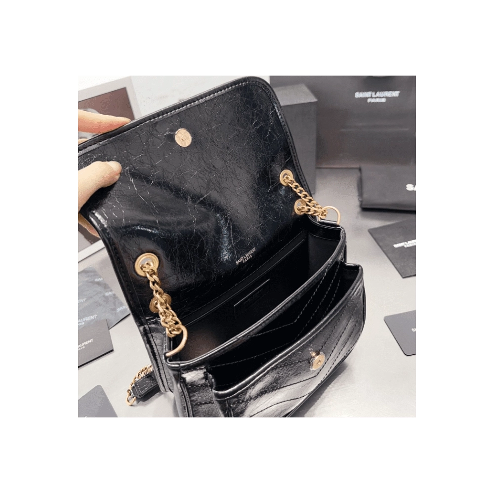 SAINT LAURENT NIKI BABY IN VINTAGE LEATHER,YSL,BAGS