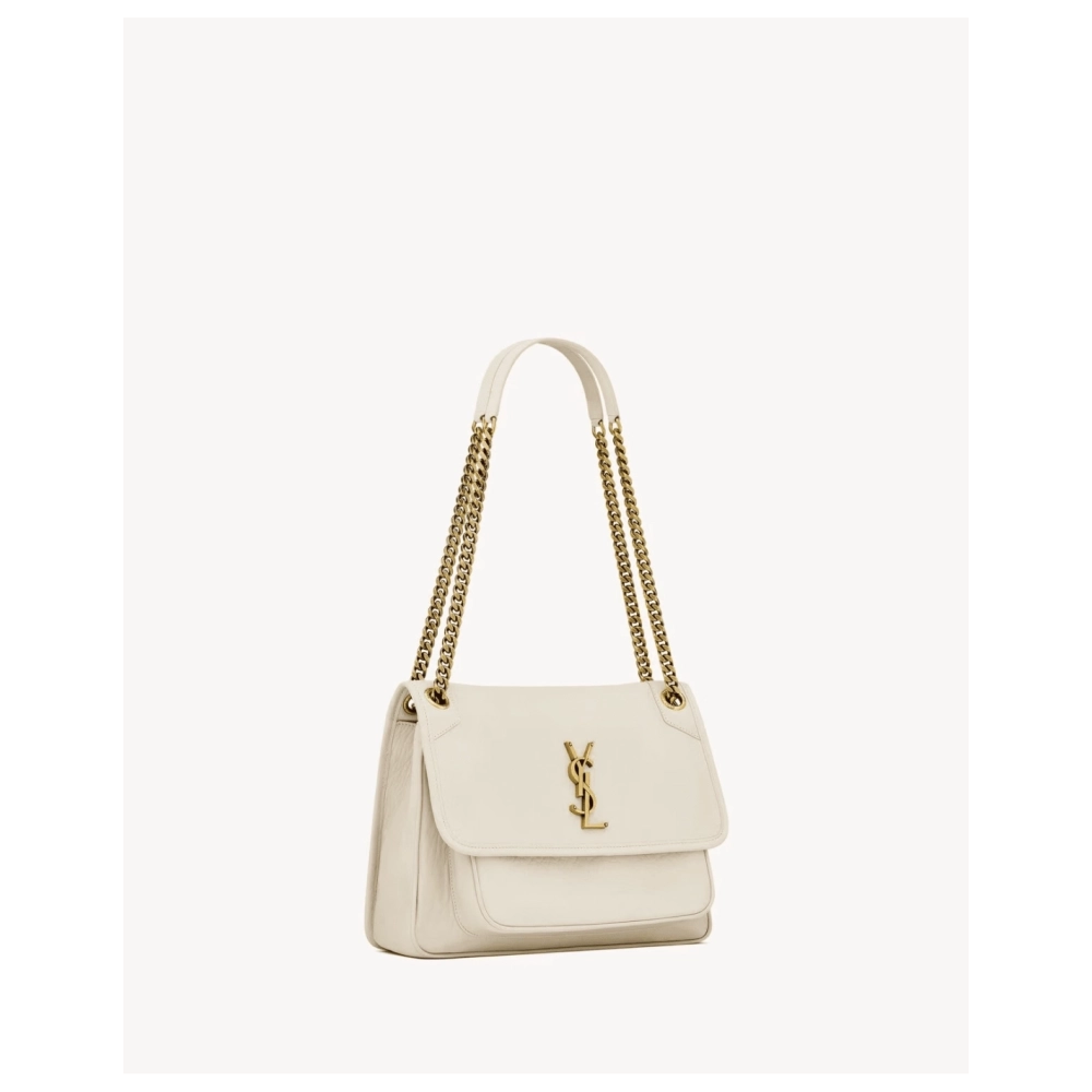 Saint Laurent NIKI Medium In Grained Lambskin WHITE,YSL,BAGS