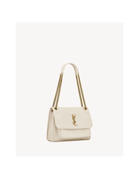 Saint Laurent NIKI Medium In Grained Lambskin WHITE,YSL,BAGS