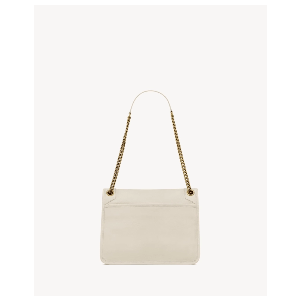 Saint Laurent NIKI Medium In Grained Lambskin WHITE,YSL,BAGS