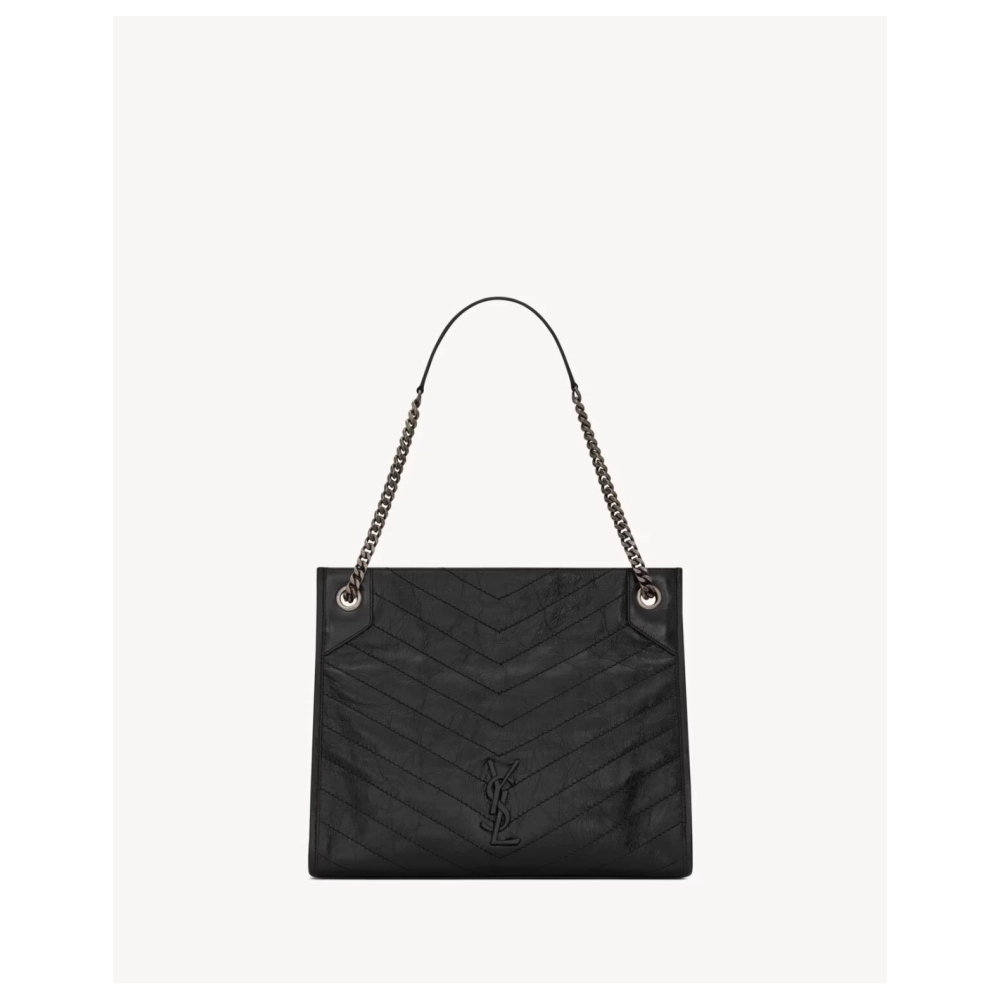 Saint Laurent NIKI SHOPPING IN VINTAGE LEATHER,YSL,BAGS