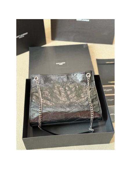 Saint Laurent NIKI SHOPPING IN VINTAGE LEATHER,YSL,BAGS