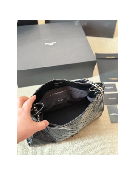 Saint Laurent NIKI SHOPPING IN VINTAGE LEATHER,YSL,BAGS