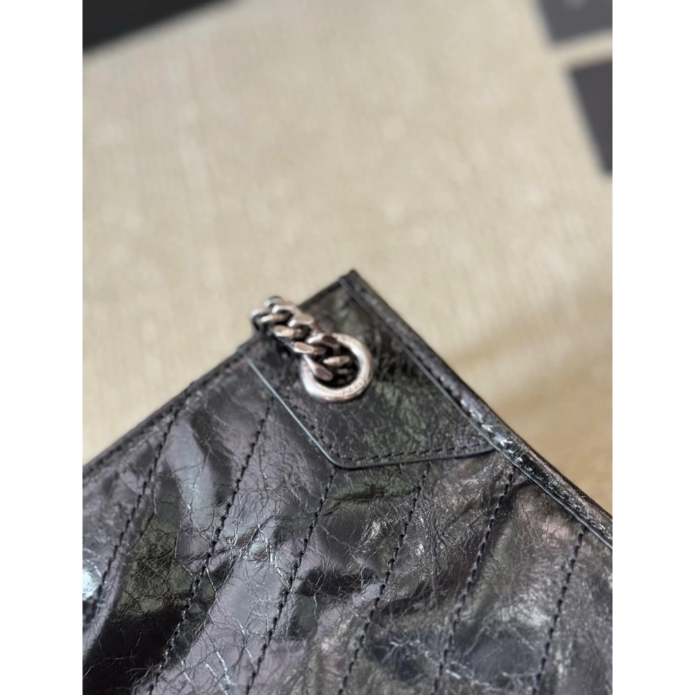 Saint Laurent NIKI SHOPPING IN VINTAGE LEATHER,YSL,BAGS