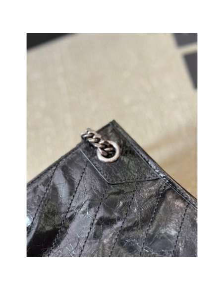 Saint Laurent NIKI SHOPPING IN VINTAGE LEATHER,YSL,BAGS