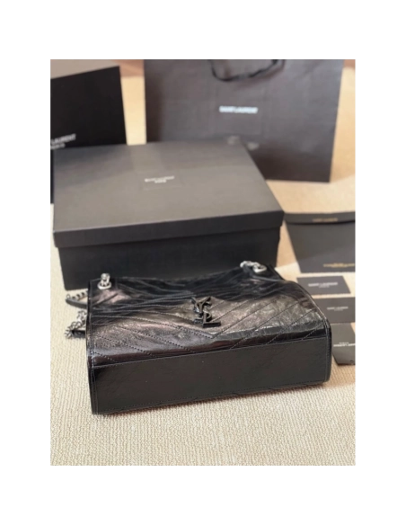 Saint Laurent NIKI SHOPPING IN VINTAGE LEATHER,YSL,BAGS