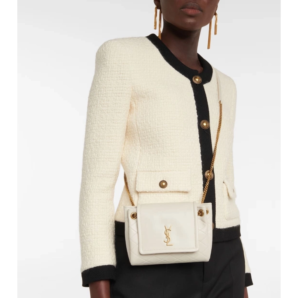 Saint Laurent Nolita Mini Leather Shoulder Bag,YSL,BAGS